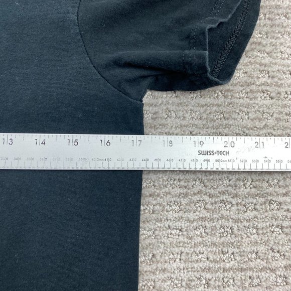 QUIKSILVER Shirt Women Small S Black Cobra Wings Galaxy Graphic T-Shirt Casual - Picture 11 of 12